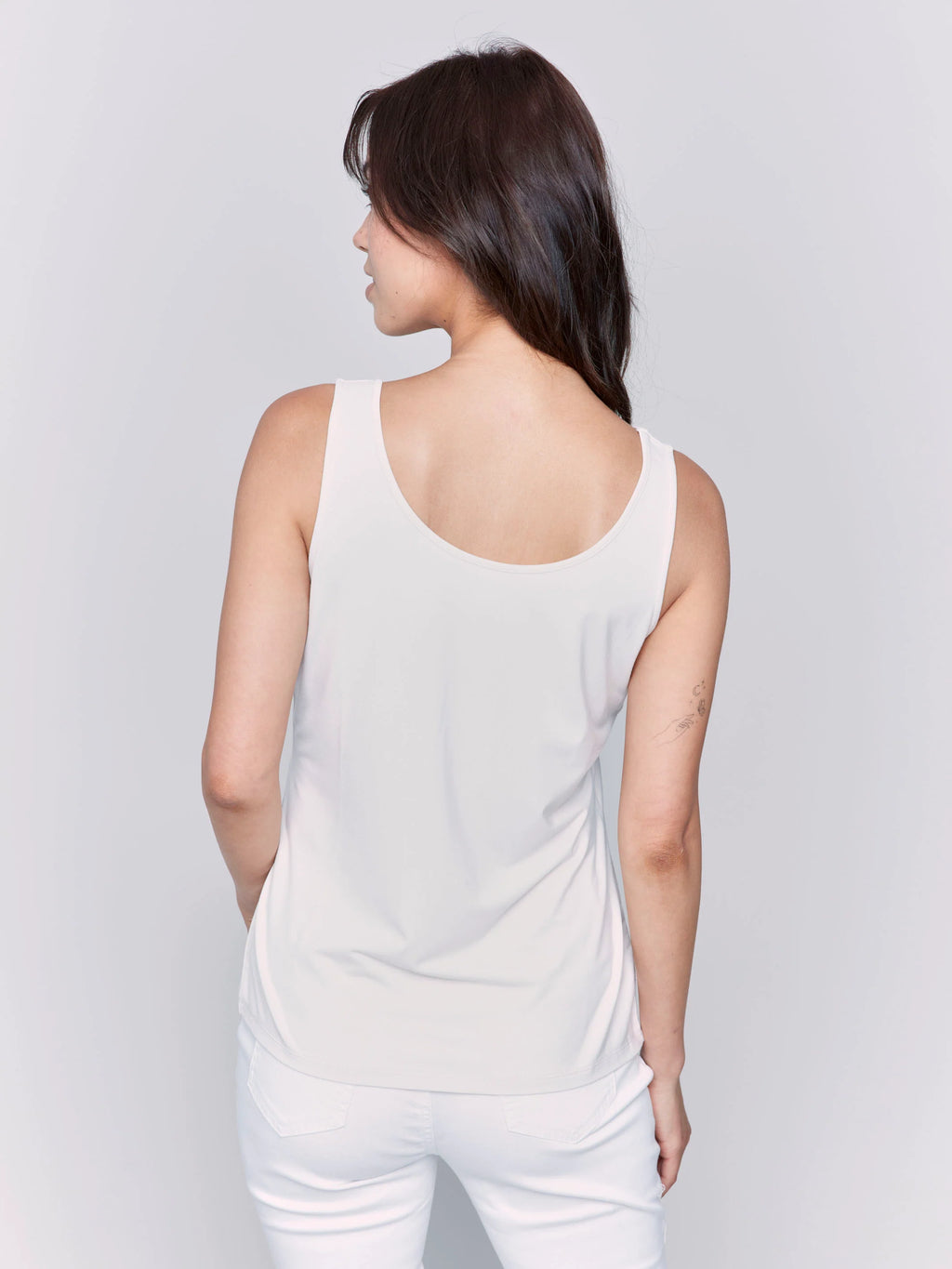 Reversible Bamboo Cami - Greige